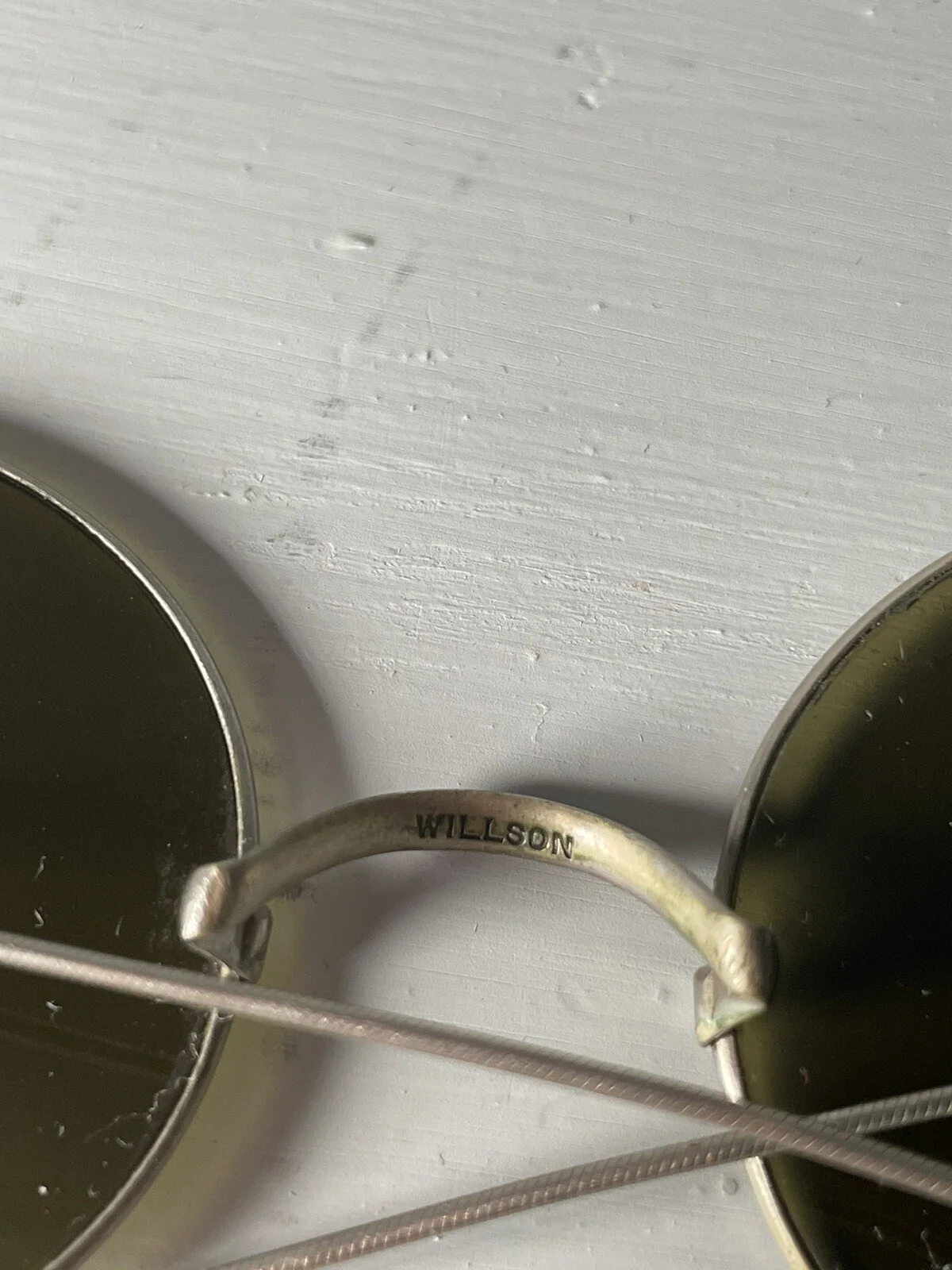 Antique WIRE RIM SAFETY GLASSES Steam Punk noResv 4