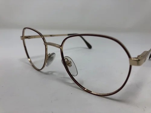 AOSafety Eyeglasses Frame Z87 CC24 51-18-140 Gold/Brown Full Rim HN07 2