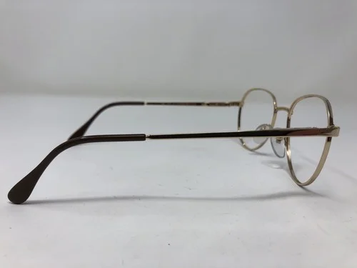AOSafety Eyeglasses Frame Z87 CC24 51-18-140 Gold/Brown Full Rim HN07 4