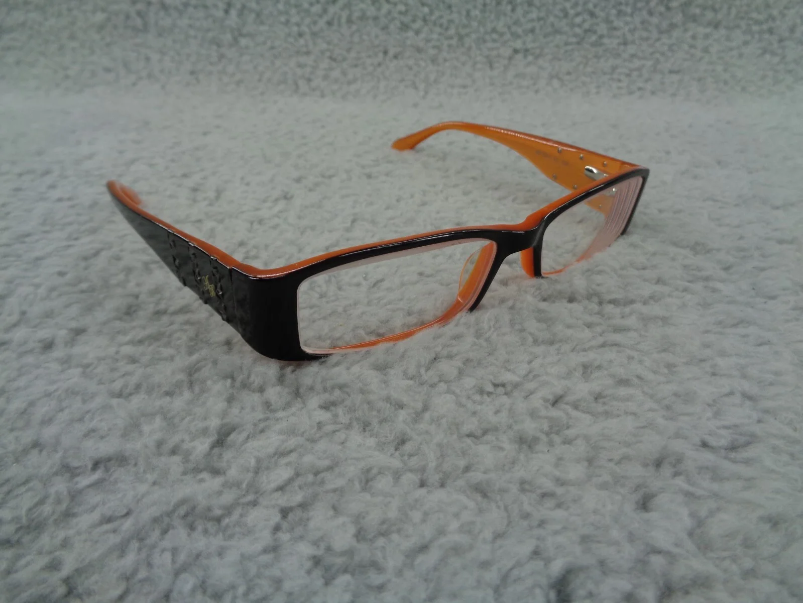 Apple Bottoms Frames Womens Black on Orange 52-16-130 Selling Frames Only
