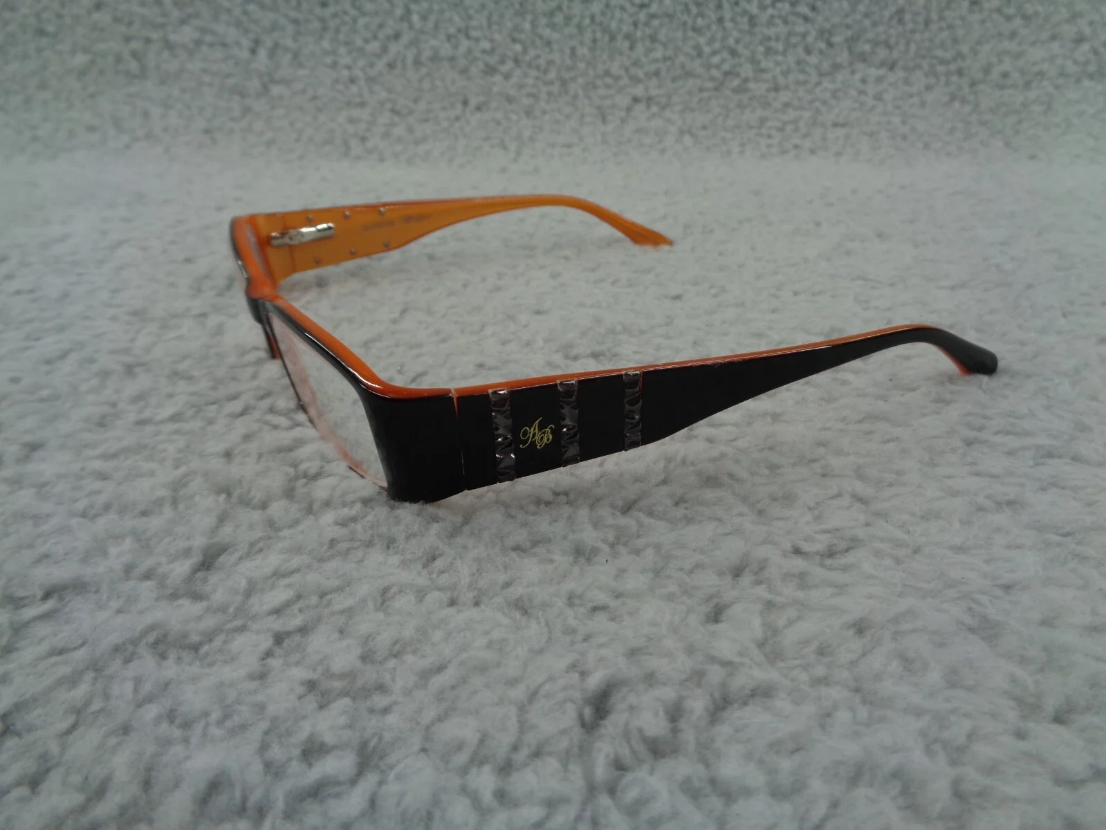 Apple Bottoms Frames Womens Black on Orange 52-16-130 Selling Frames Only 2