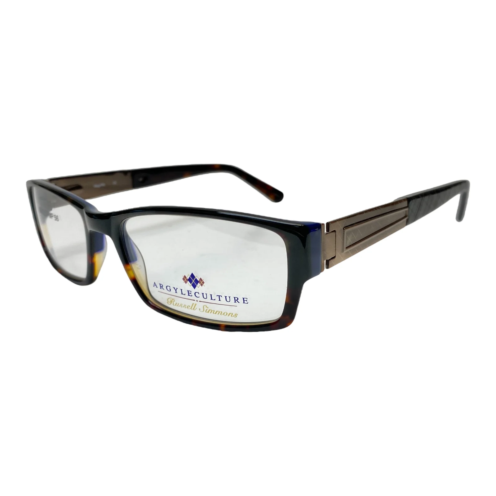 Argyleculture Magriffe Frame Russell Simmons Brn/Tor/Blue 56-17-145 DISCONTINUED 2