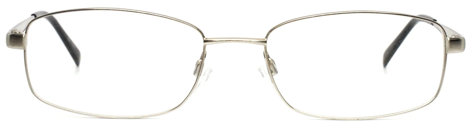 ARISTAR AR16212 524 Silver Mens Rectangle Full Rim Eyeglasses 55-18-140 B:33 2