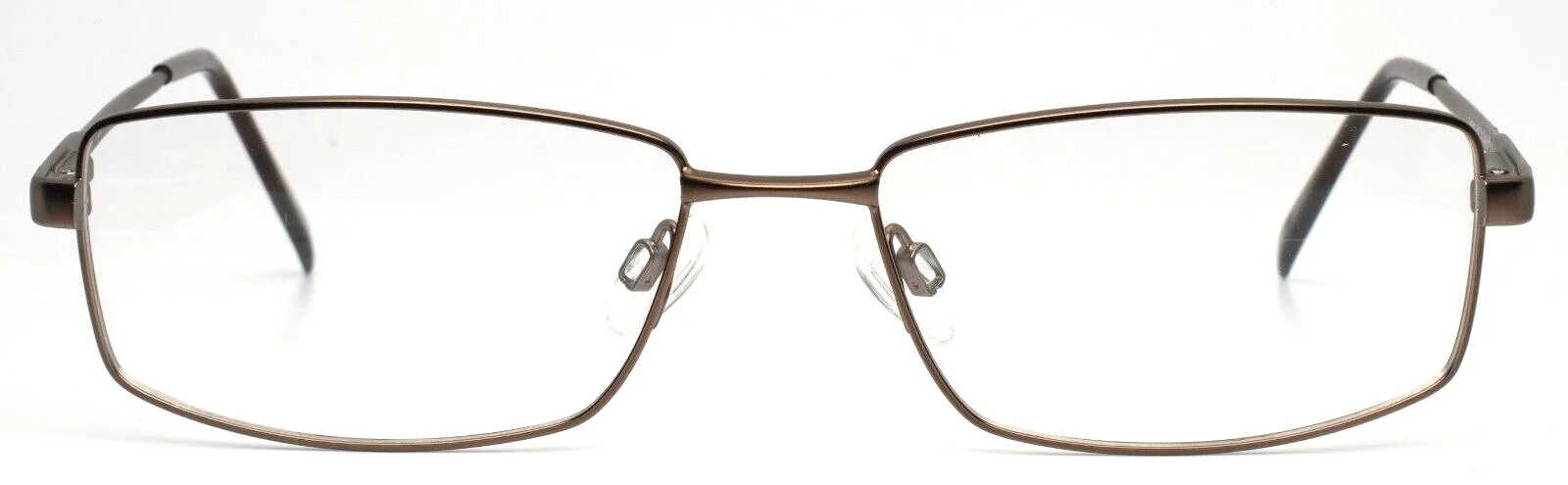 ARISTAR AR16229 535 Brown Mens Rectangle Full Rim Eyeglasses 56-17-145 B:33 2