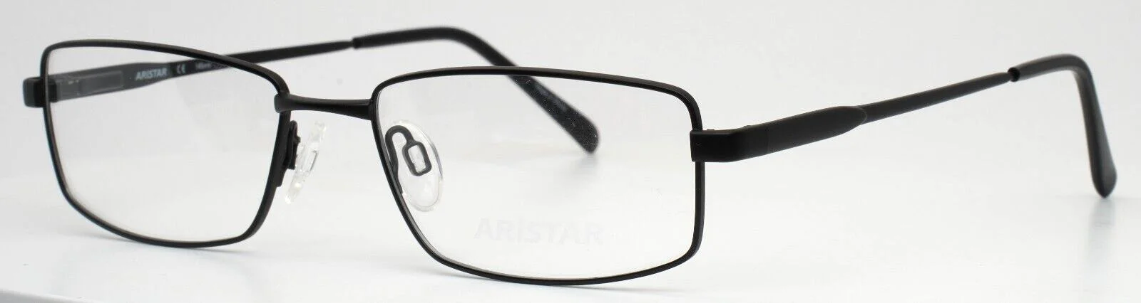 ARISTAR AR16229 538 Black Mens Rectangle Full Rim Eyeglasses 54-17-145 B:31