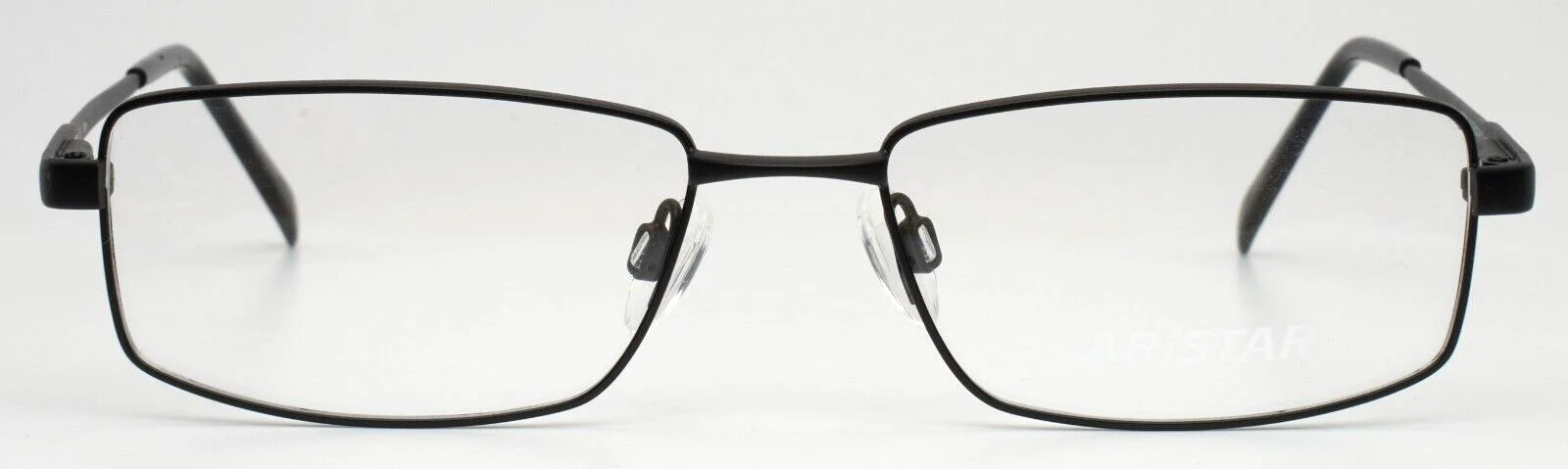 ARISTAR AR16229 538 Black Mens Rectangle Full Rim Eyeglasses 54-17-145 B:31 2