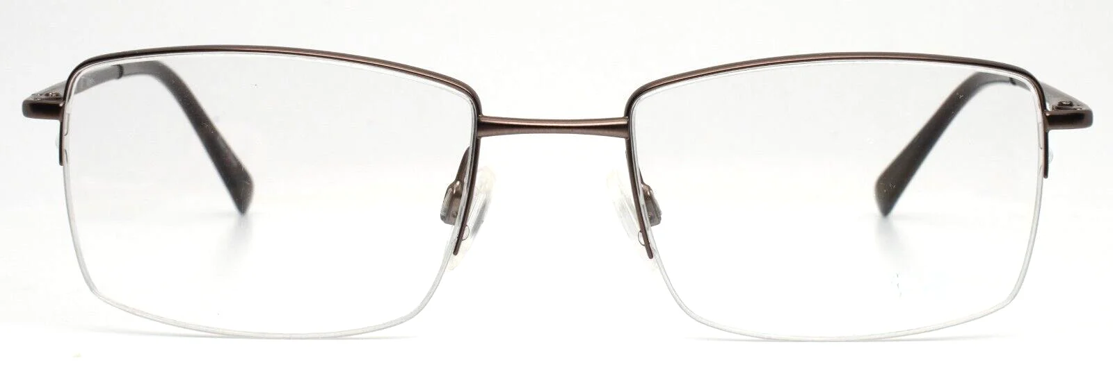 ARISTAR AR16249 535 Brown Mens Rectangle Full Rim Eyeglasses 53-19-140 B:36 2