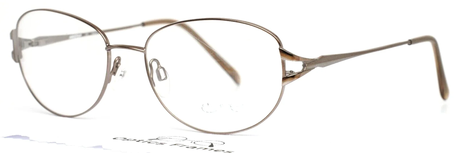 ARISTAR AR16339 535 Gold Womens Oval Full Rim Eyeglasses 55-17-140 B:42
