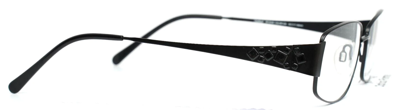 ARISTAR AR16349 538 Black Mens Rectangle Full Rim Eyeglasses 55-17-140 B:36 4