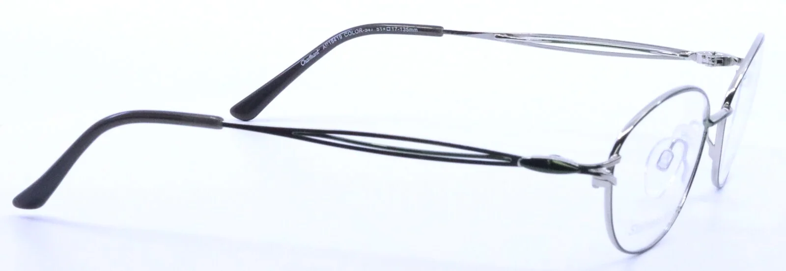 ARISTAR AR18419 547 Green Silver Oval Womens Eyeglasses Frames 51-17-135 4