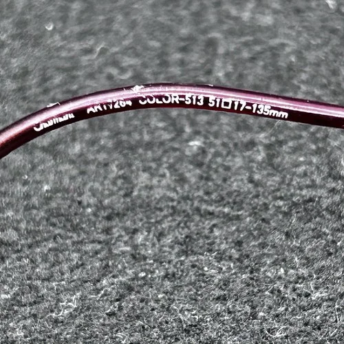 Aristar Charmant AR 17264 Eyeglasses Frame Antique Plum Flex 51-17-135 Used 4