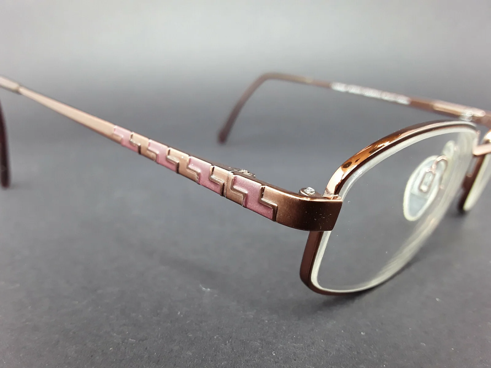 Aristar Charmont Eyeglass Frames RX Child Youth 46 17 135 Wire Rim Pink Copper