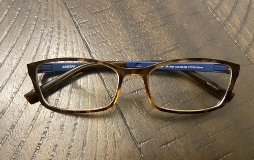Aristar Eyeglasses Blue And Brown Good Frames Are In Good Condition