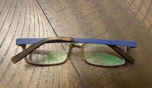 Aristar Eyeglasses Blue And Brown Good Frames Are In Good Condition 2
