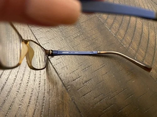 Aristar Eyeglasses Blue And Brown Good Frames Are In Good Condition 3