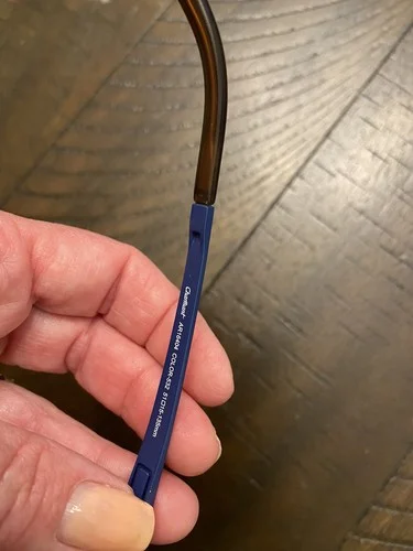 Aristar Eyeglasses Blue And Brown Good Frames Are In Good Condition 4