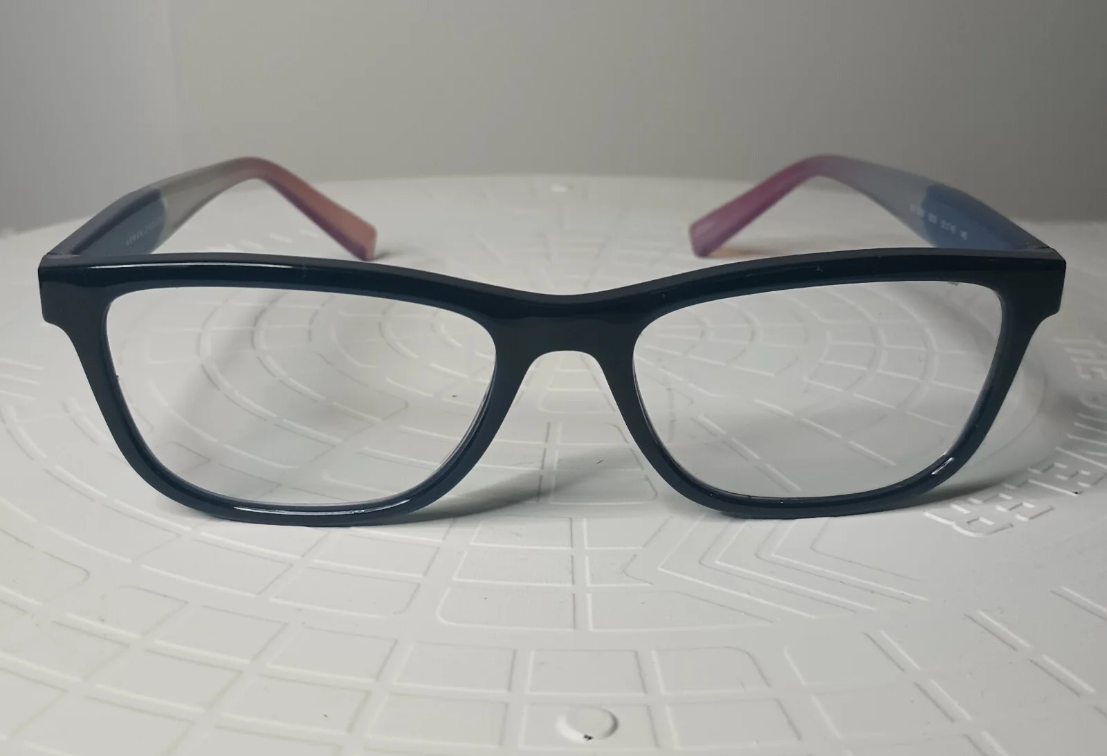 👓Armani Exchange AX 3068 8302 Black Front Color Changing Sides Glasses Frame👓