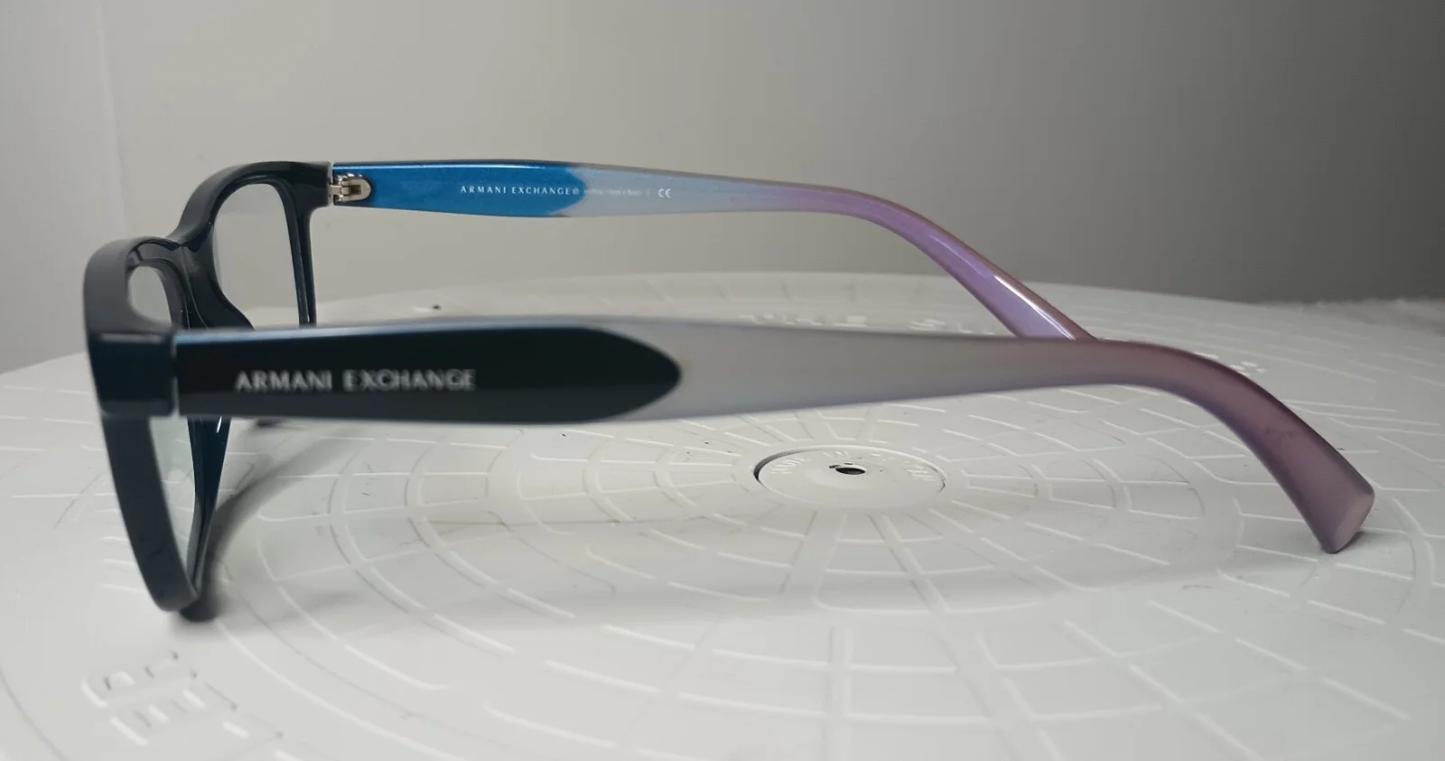 👓Armani Exchange AX 3068 8302 Black Front Color Changing Sides Glasses Frame👓 4