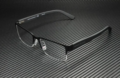 ARMANI EXCHANGE AX1014 6063 53 Satin Matte Black Demo Lens 53mm Men