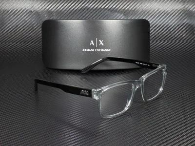 ARMANI EXCHANGE AX3016 8239 Transparent Smoke Demo Lens 53 mm Men 3