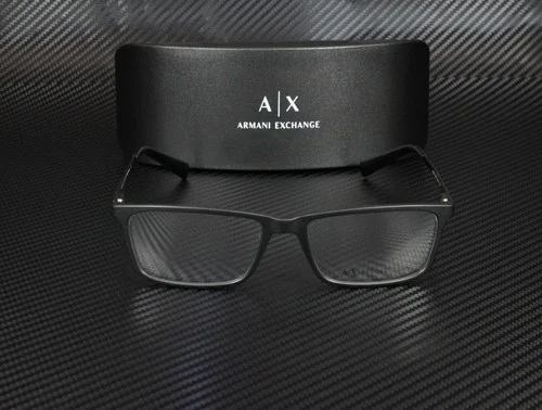 ARMANI EXCHANGE AX3027 8078 Black Rectangle 55 mm Men 2
