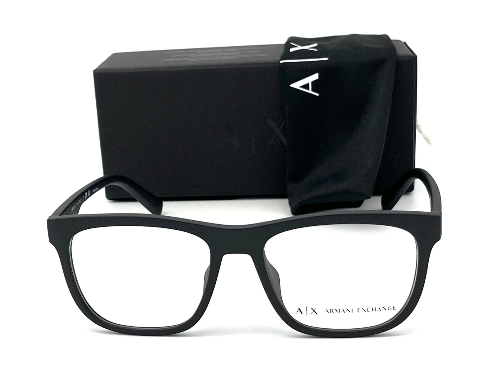 ARMANI EXCHANGE AX3050F 8078 Matte Black / Demo Lenses 55mm Eyeglasses 2