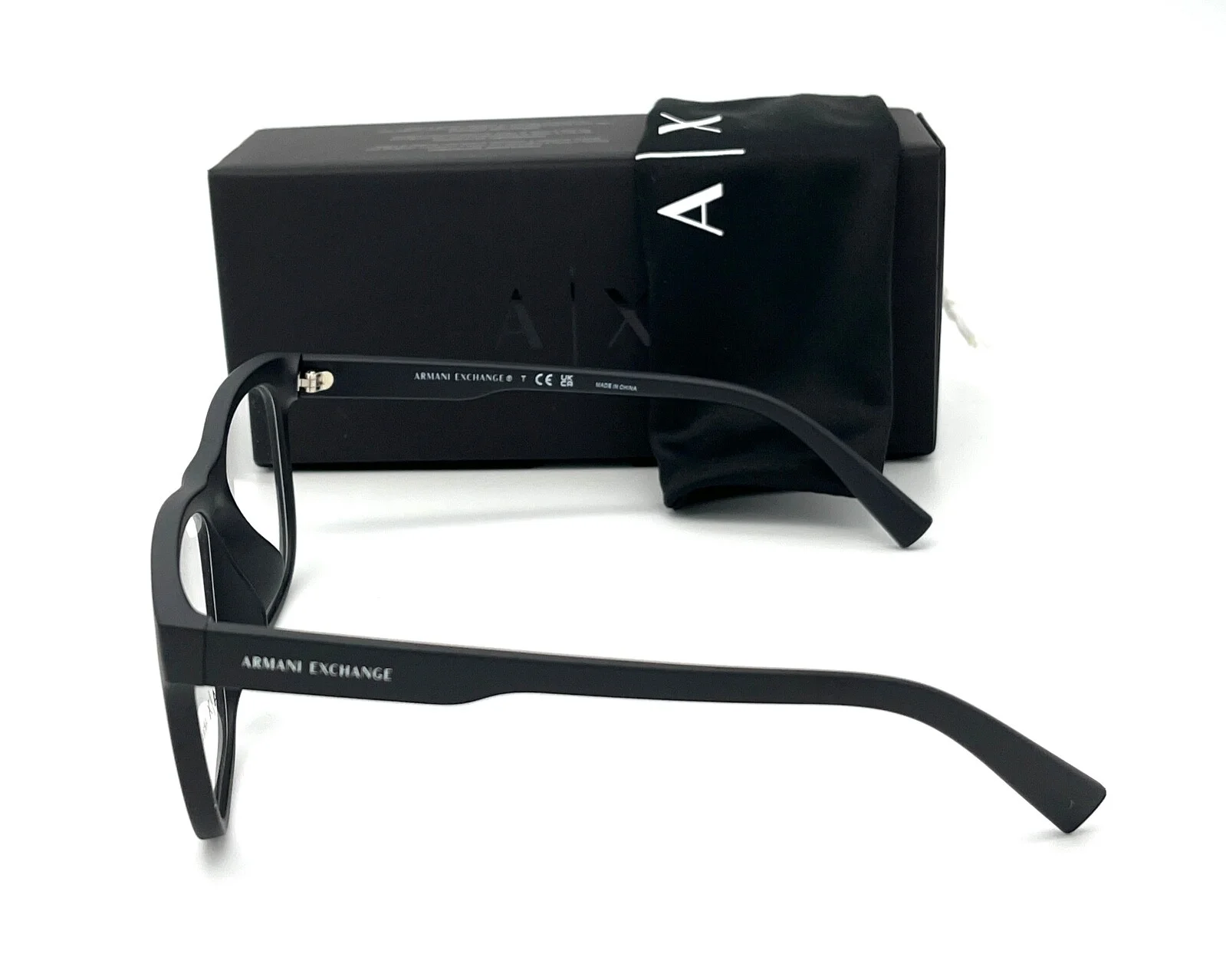 ARMANI EXCHANGE AX3050F 8078 Matte Black / Demo Lenses 55mm Eyeglasses 3