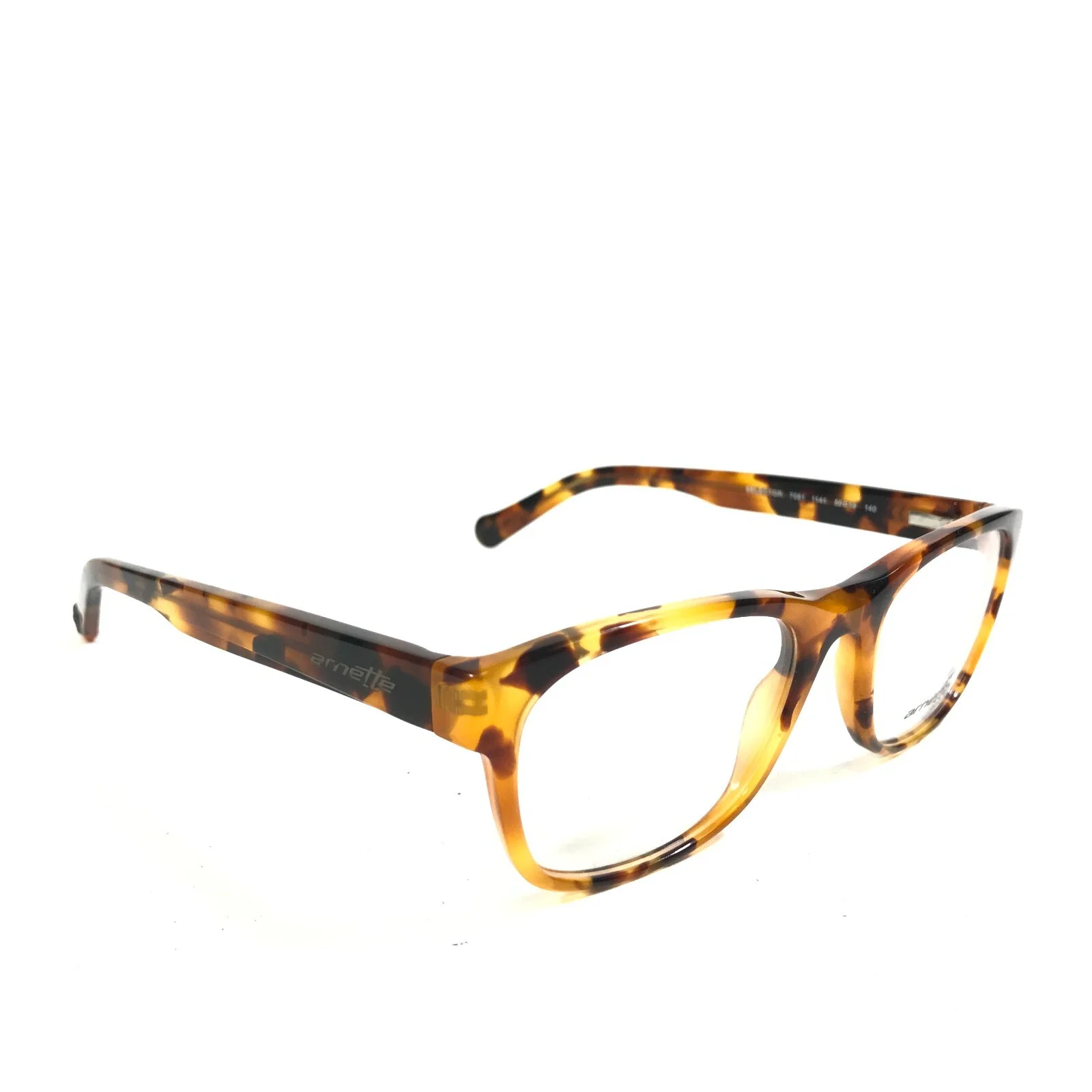 Arnette Eyeglasses Frames SELECTOR 7081 1141 Tortoise Square Full Rim 50-19-140 2