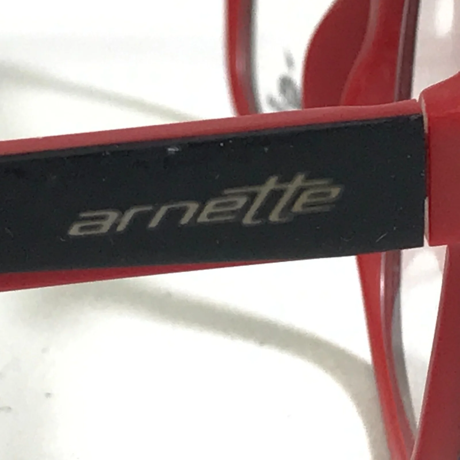 Arnette SELECTOR 7081 1135 Eyeglasses Frames Black Red Square Full Rim 52-19-140 4