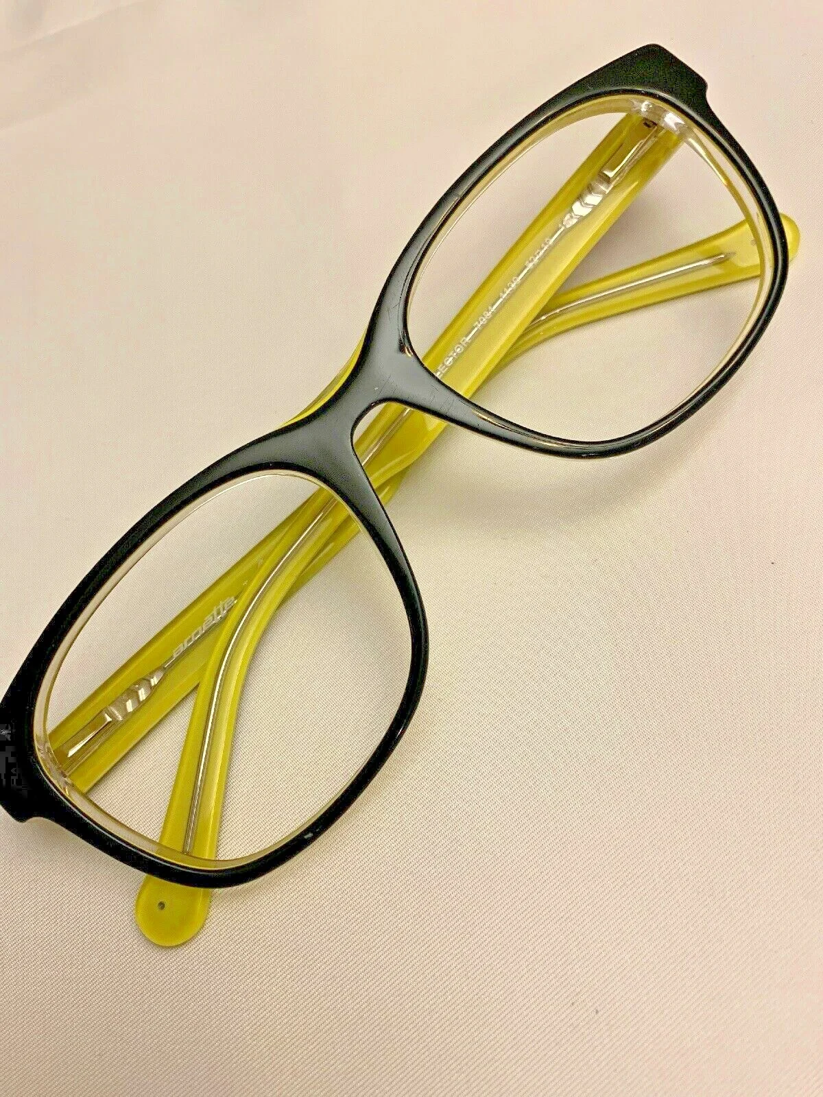 Arnette SELECTOR 7081-1139 Eyeglasses BLACK Yellow 52[]19-140