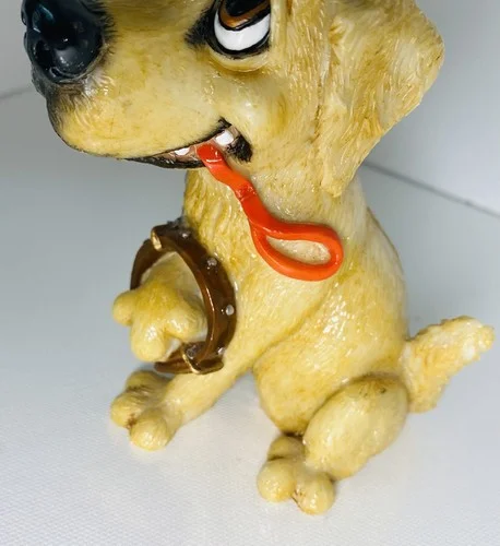 Arora Optipaws Yellow Lab Dog Breed Eyeglass Holder Stand Made In England 3