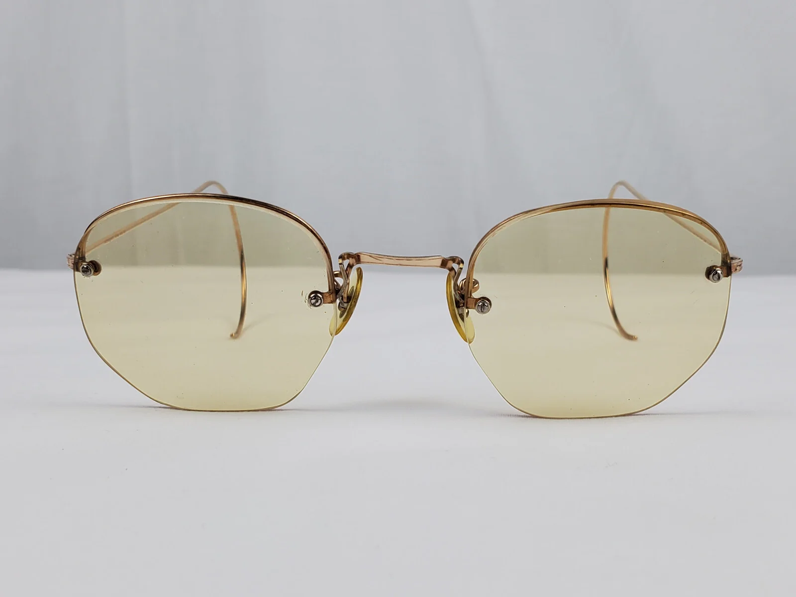 Art Craft Gold Filled Semi Rimless Drill Mount Eyewear Rimway Ful Vue 48 Long 4
