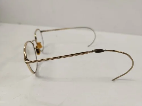 Art Deco 1/10 12k Gold Filled GF 1930s Glasses Frames American Optical W/ Case 4