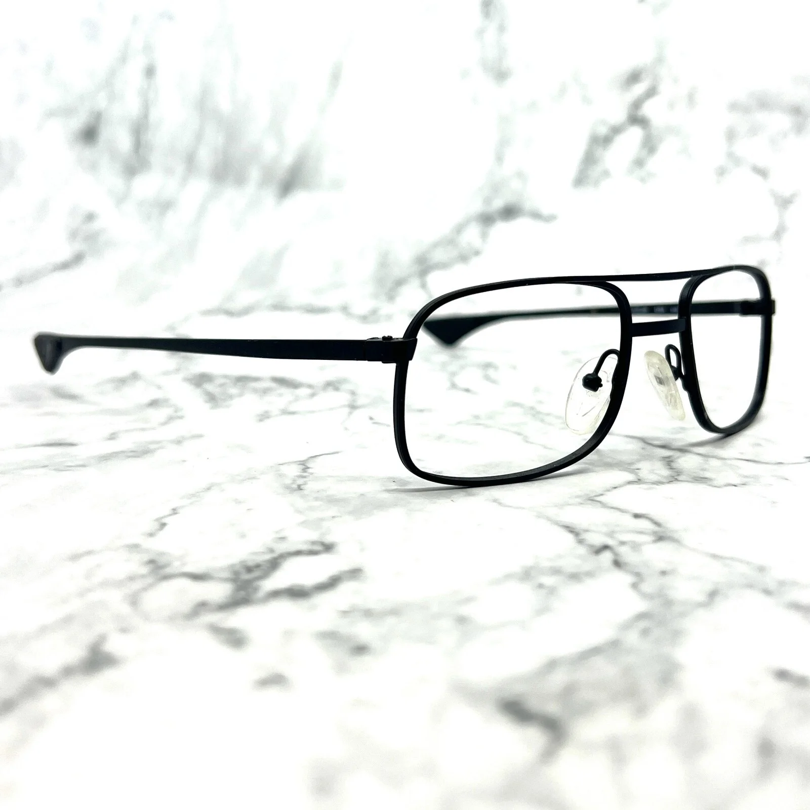 ARTCRAFT USA Eyeglasses Matte Black Aviator Full Rim Square Frames 52-18-140 2