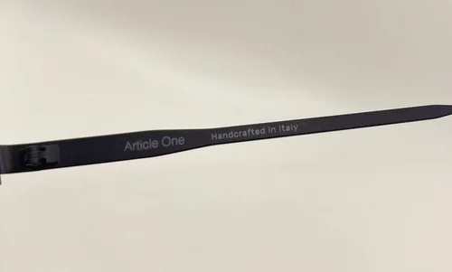 Article One Eyeglass Frames Eaton O3 Matt Black 54-19-145 Handcrafted In Italy 4