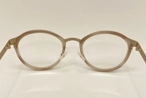 Article One Eyeglass Frames Reid 05 Mat Gold Fade 50-21-135 Handcrafted Italy 2
