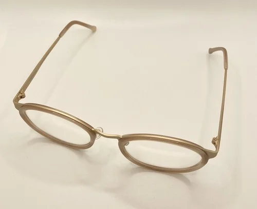 Article One Eyeglass Frames Reid 05 Mat Gold Fade 50-21-135 Handcrafted Italy 3
