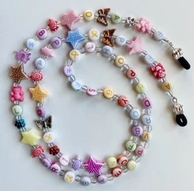 ARTSY FUNKY COLORFUL Eyeglass~Glasses Necklace Lanyard Holder Chain