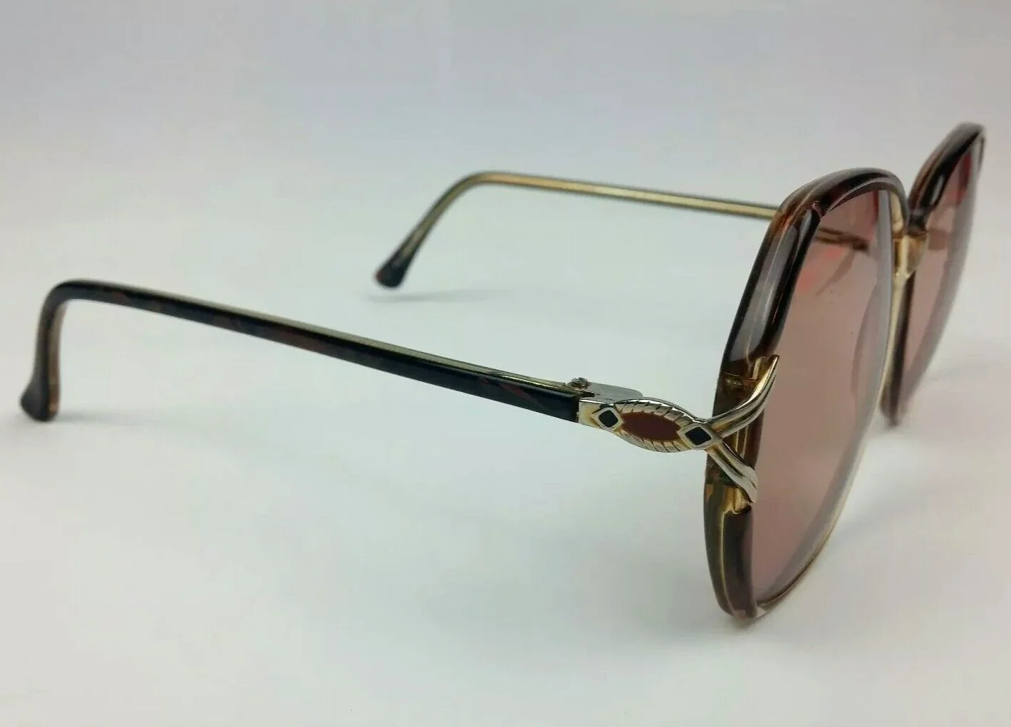 Ashley Stewart Amber Large Full-Rim RX Eyeglass Frames 55x16-135 Vintage 2