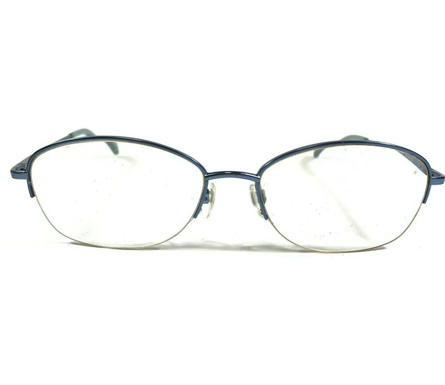 Ashley Stewart AS 81 COL 50 Eyeglasses Frames Blue Round Full Rim 55-16-135