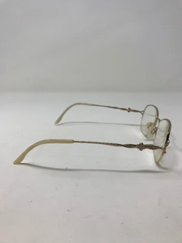 Ashley Stewart Eyeglass Frames AS72 Gold 52-17-130 Half Rim QX65 4