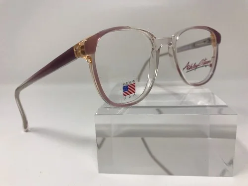 Ashley Stewart Eyeglasses AS900 80 47-17-132 Violet Flex Hinge X321