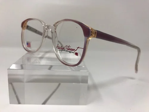 Ashley Stewart Eyeglasses AS900 80 47-17-132 Violet Flex Hinge X321 3