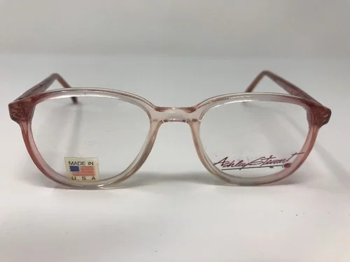Ashley Stewart Pink Fade Col 30 Eyeglasses Demo Lens New American Made Z885 3