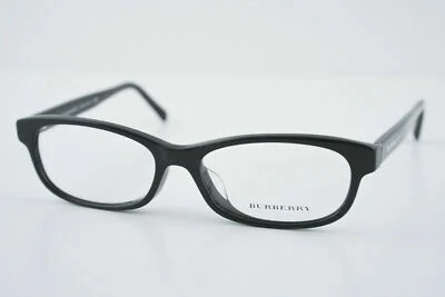 Asian Fit Burberry B 2202-F Frames 3001 54-16 140 Polished Black Eye Glasses AF
