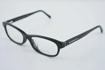 Asian Fit Burberry B 2202-F Frames 3001 54-16 140 Polished Black Eye Glasses AF 3