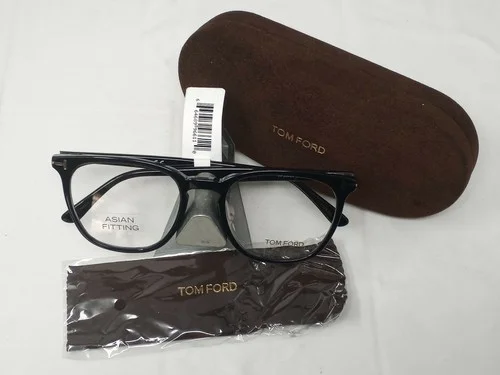 Asian Fit TOM FORD TF 5506-F 001 Polished Black 53-20-145 Eyeglasses Frames