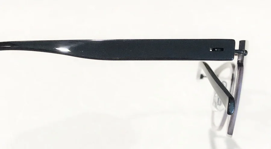 Aspire New Creative Black Fade Eyeglasses Frames 49-15-140 Case Unisex Light 3