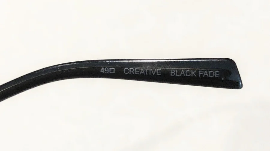 Aspire New Creative Black Fade Eyeglasses Frames 49-15-140 Case Unisex Light 4