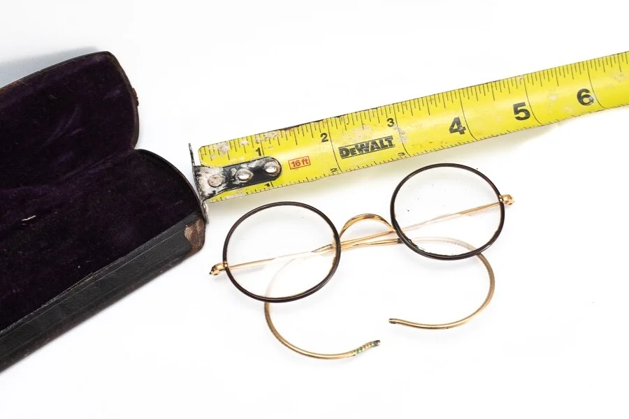 Atq BAKELITE COATED GOLD FILLED ROUND EYEGLASSES GLASSES FRAMES FREE SHIPPING 4